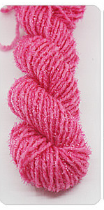 Hand knitted medium thick acrylic thread