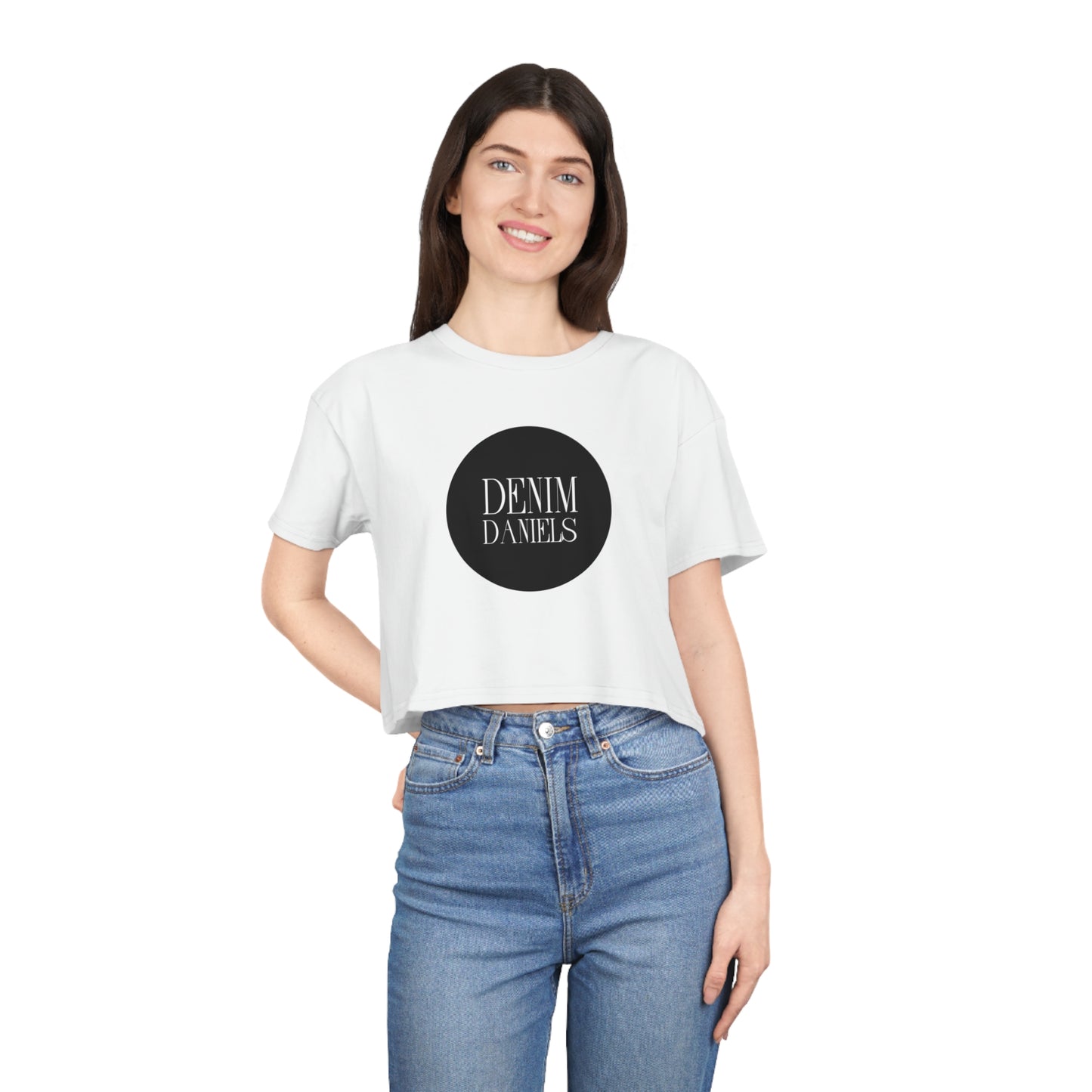 Denim Daniels Logo  Crop Tee