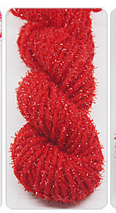 Hand knitted medium thick acrylic thread