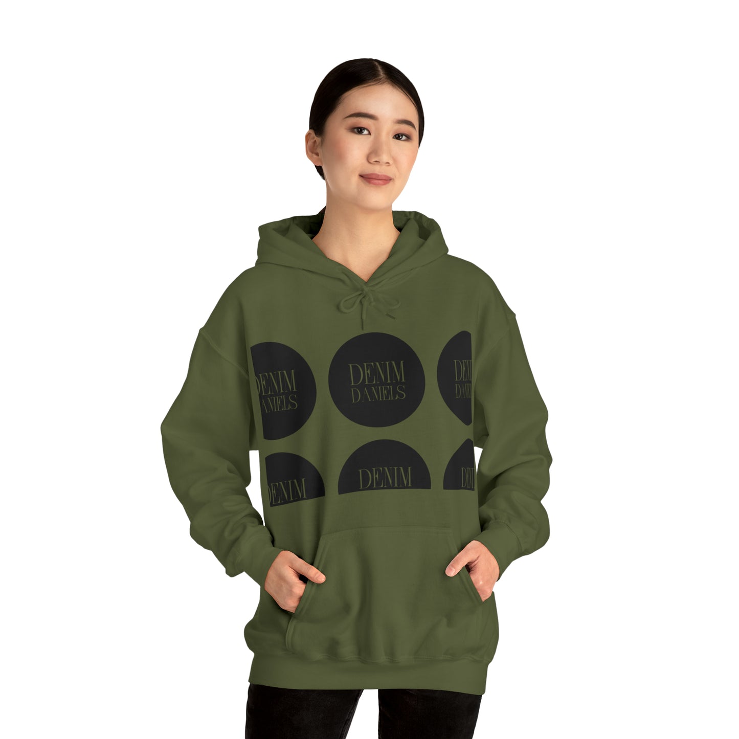 Demin Daniels Logo Hooded Sweatshirt