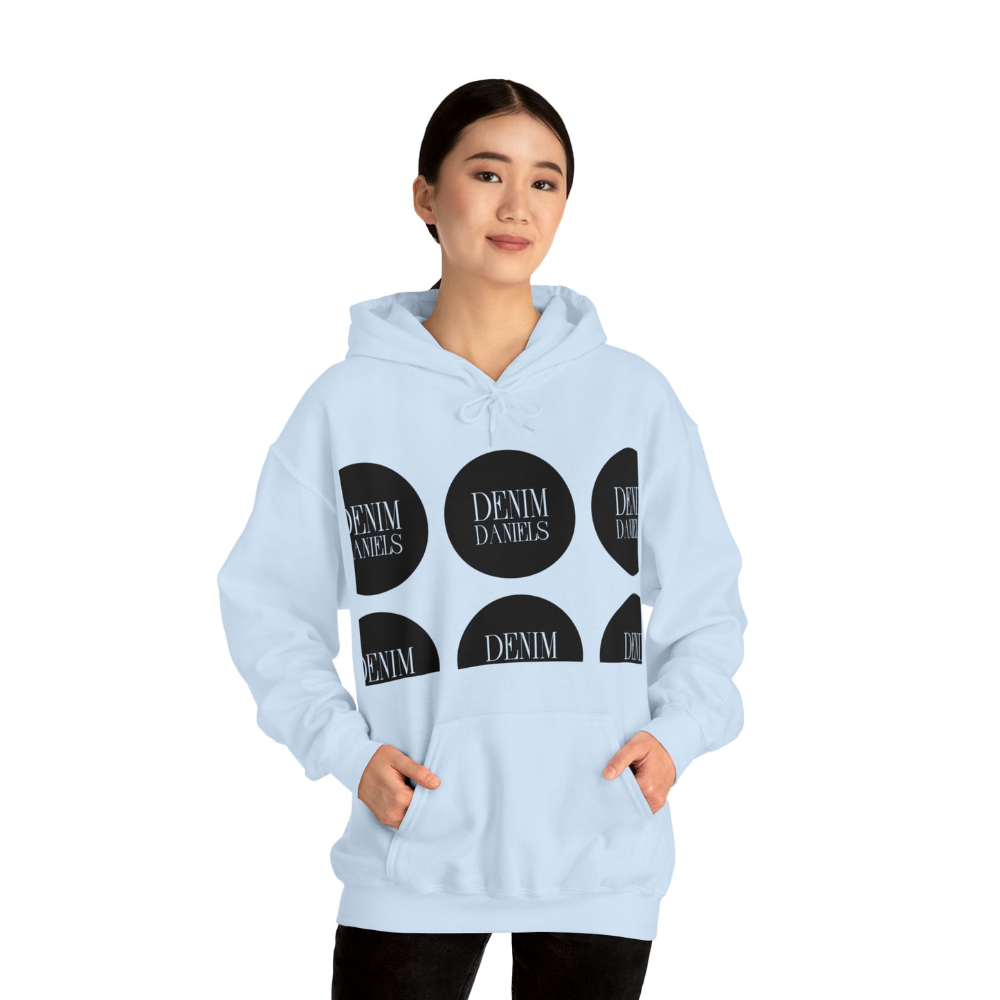 Demin Daniels Logo Hooded Sweatshirt