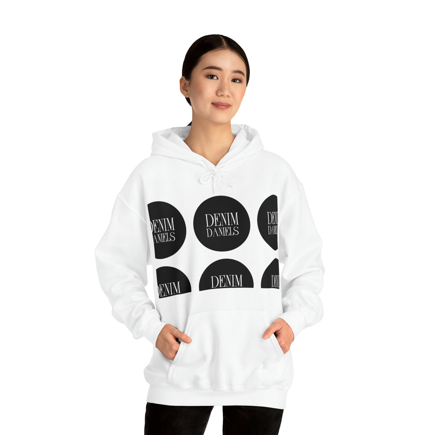 Demin Daniels Logo Hooded Sweatshirt