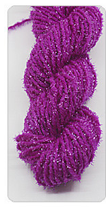 Hand knitted medium thick acrylic thread