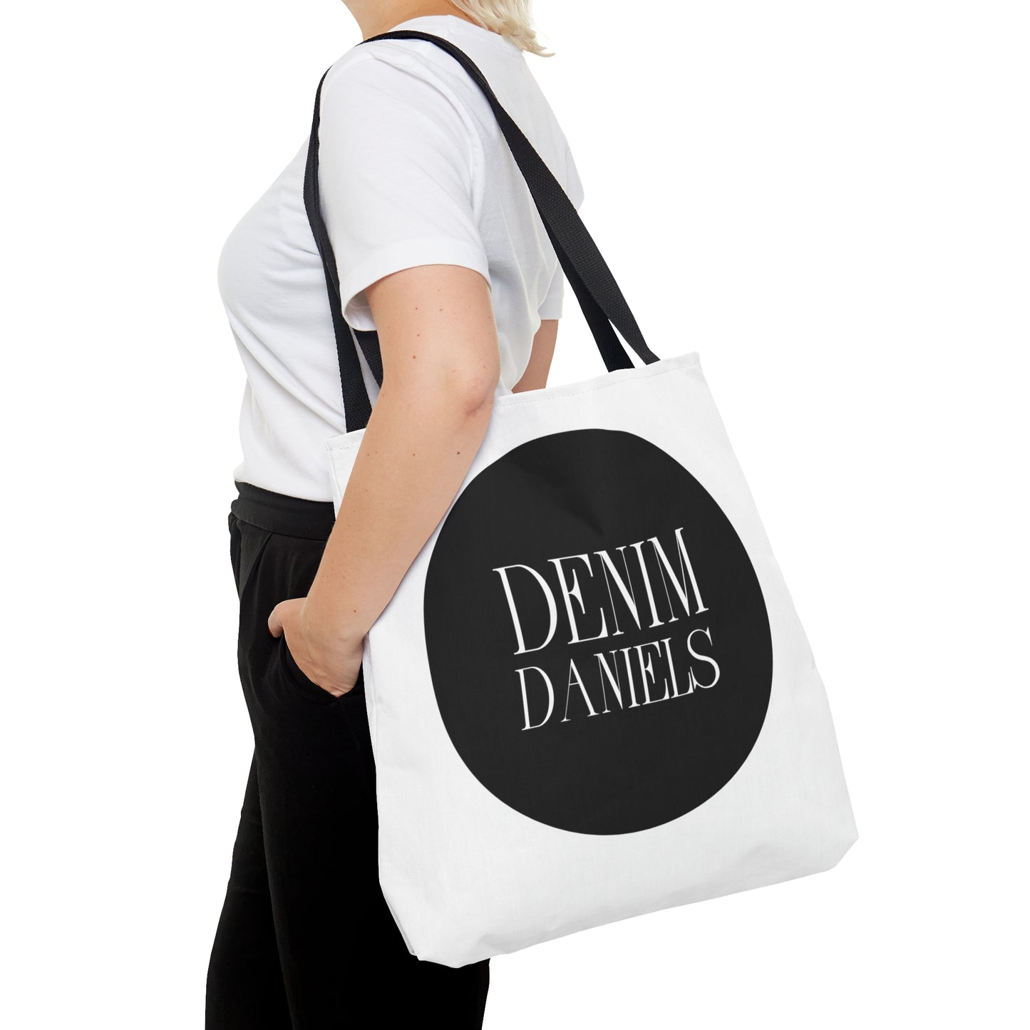 Demin Daniels Logo Tote Bag