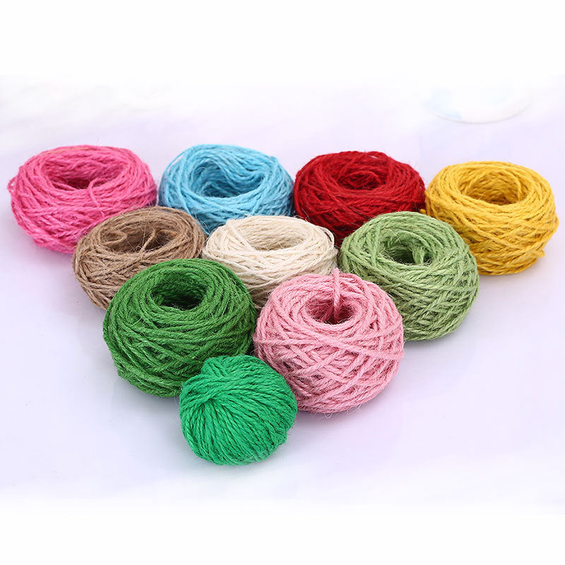 Color hemp rope