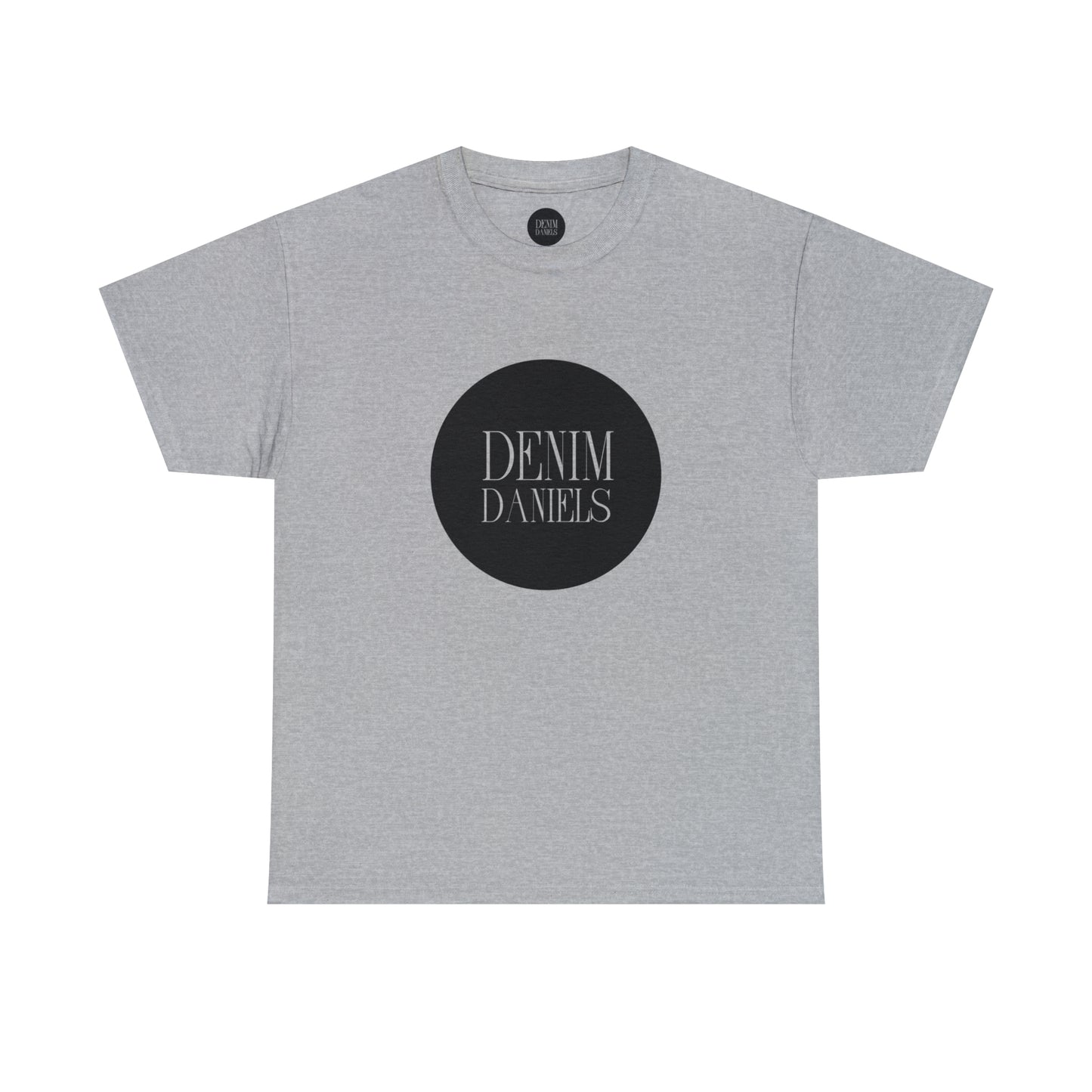 Camiseta de algodón grueso con logo de Denim Daniels