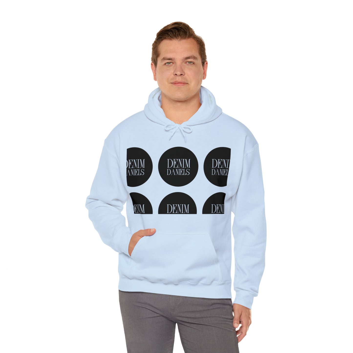 Demin Daniels Logo Hooded Sweatshirt