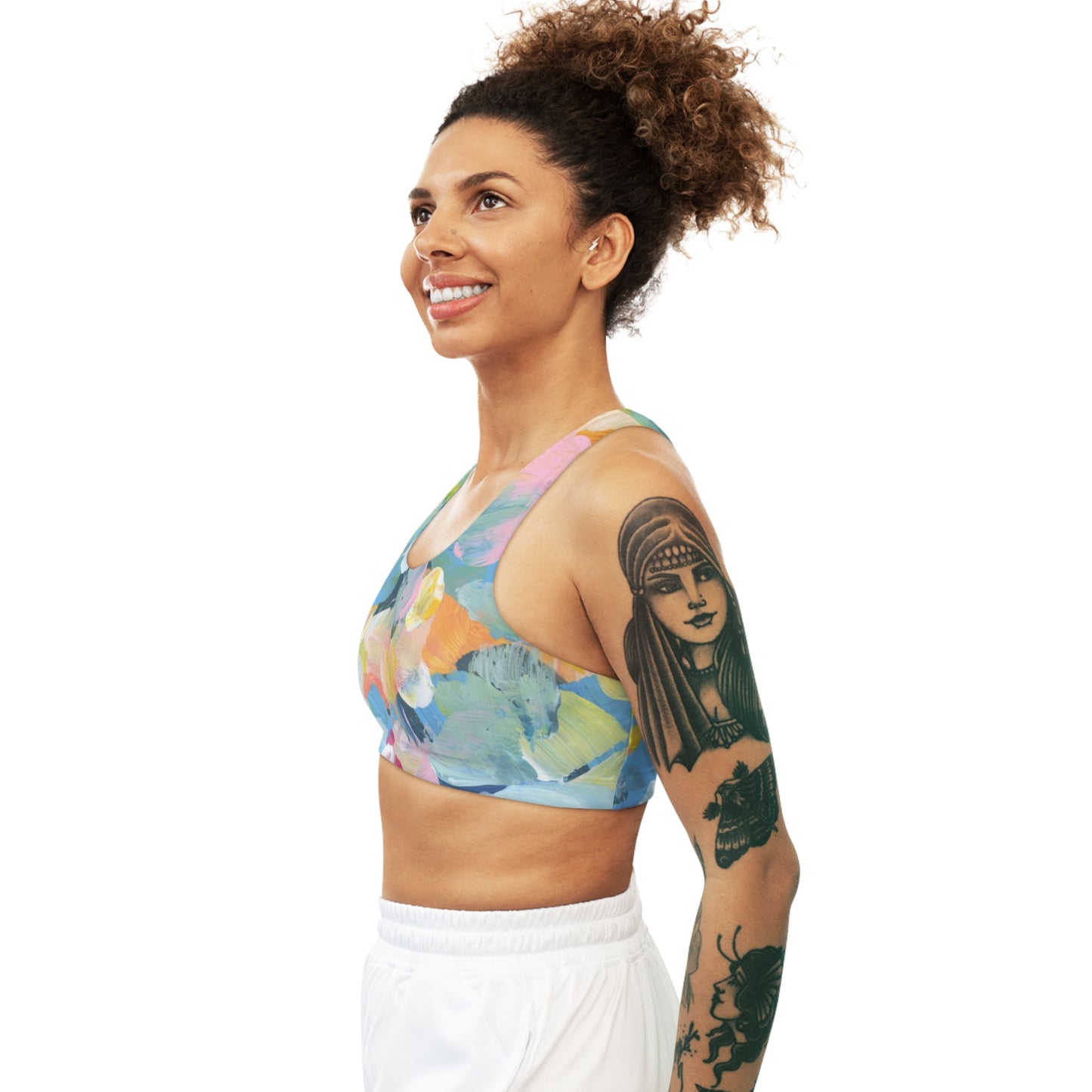 Garden Canvas Seamless Sports Bra