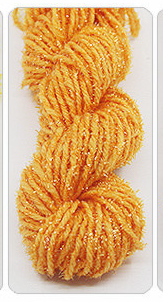 Hand knitted medium thick acrylic thread