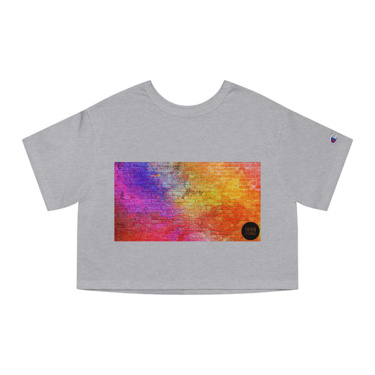 Water Color Graffiti Heritage Cropped T-Shirt