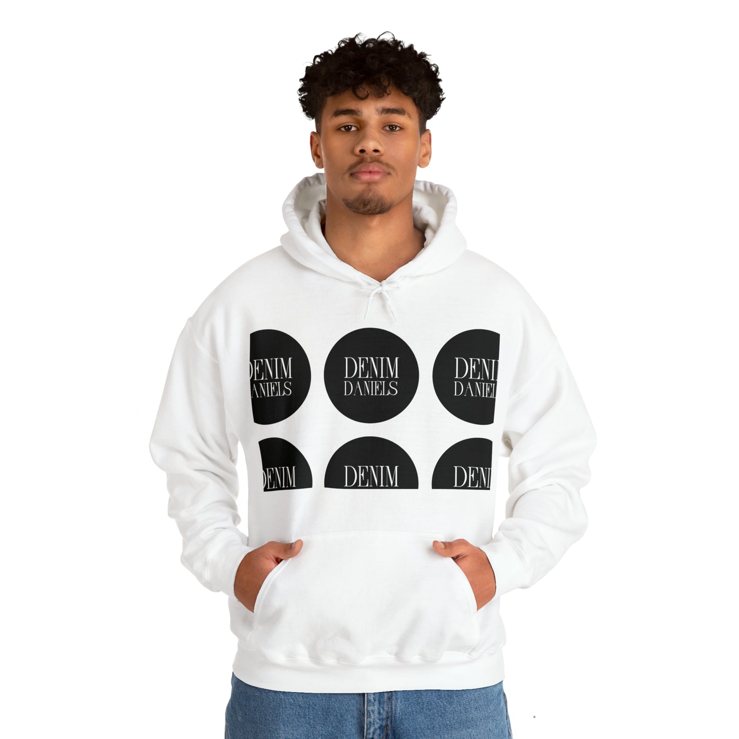 Demin Daniels Logo Hooded Sweatshirt