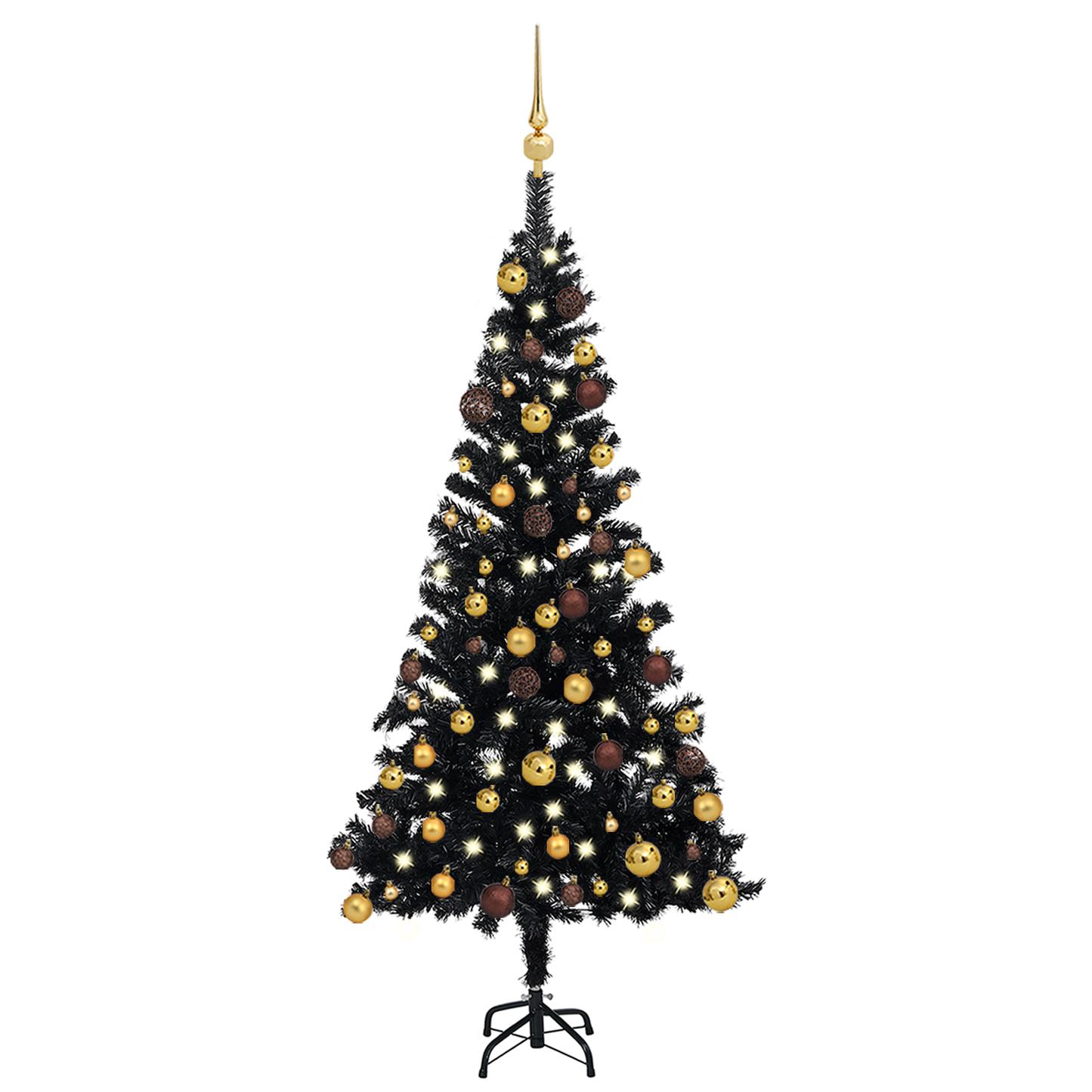 vidaXL Artificial Christmas Tree with LEDs&Ball Set PET Multi Colors/Sizes-20