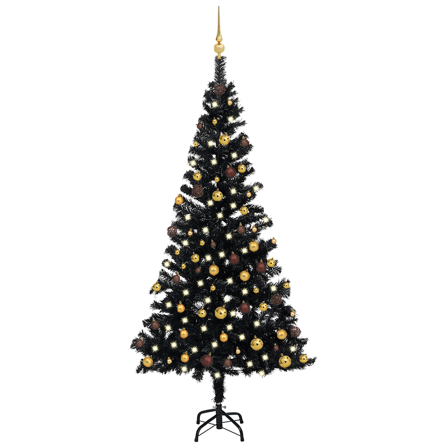 vidaXL Artificial Christmas Tree with LEDs&Ball Set PET Multi Colors/Sizes-41