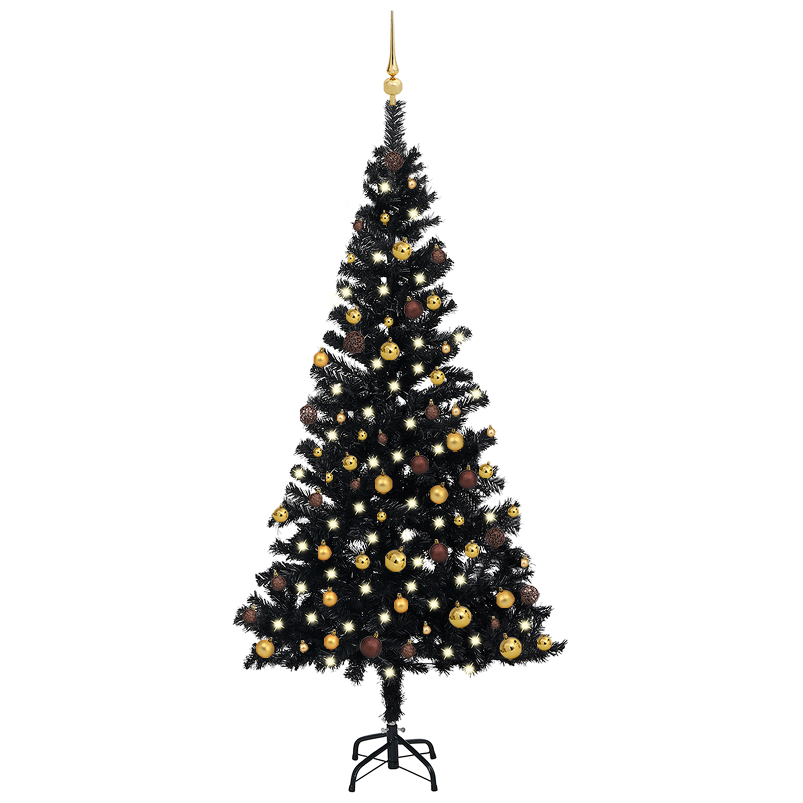 vidaXL Artificial Christmas Tree with LEDs&Ball Set PET Multi Colors/Sizes-21