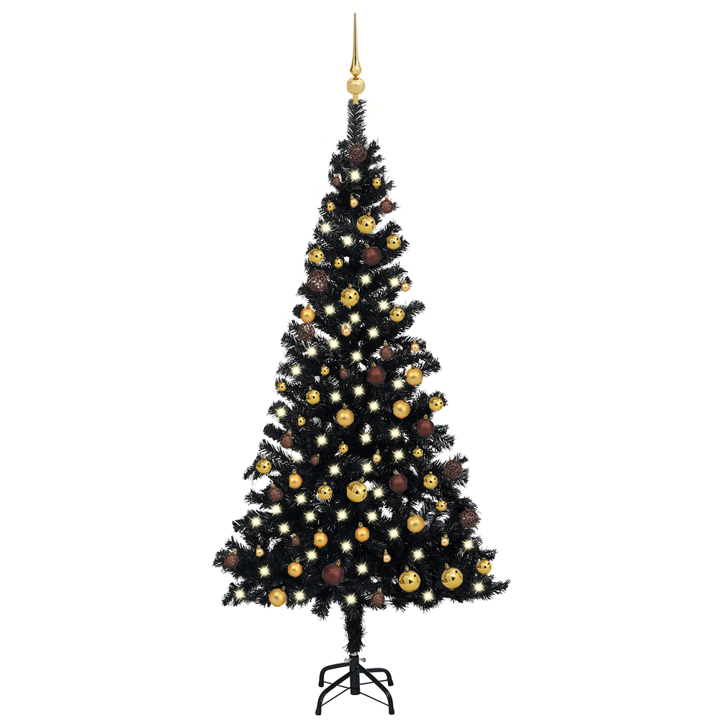 vidaXL Artificial Christmas Tree with LEDs&Ball Set PET Multi Colors/Sizes-44