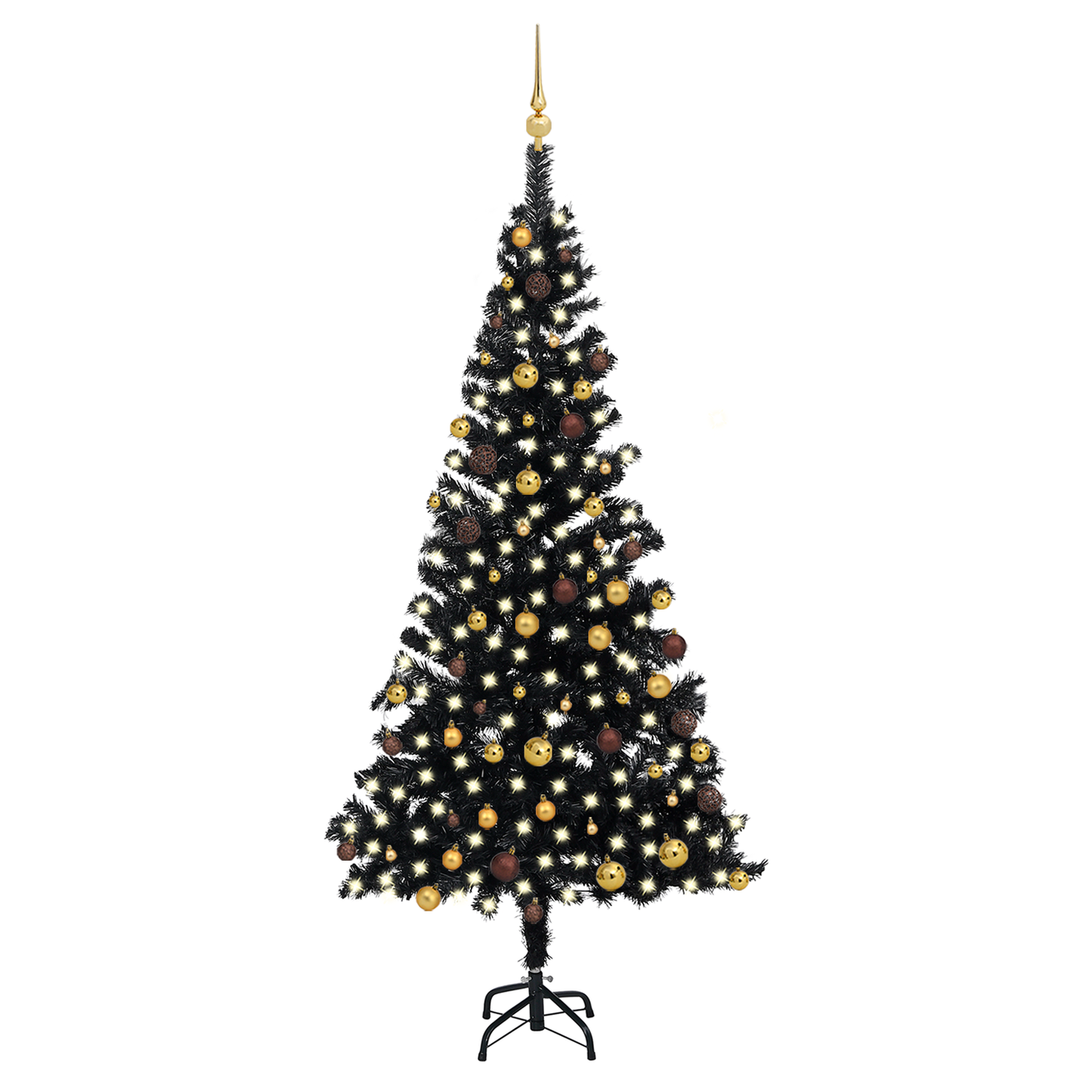 vidaXL Artificial Christmas Tree with LEDs&Ball Set PET Multi Colors/Sizes-40