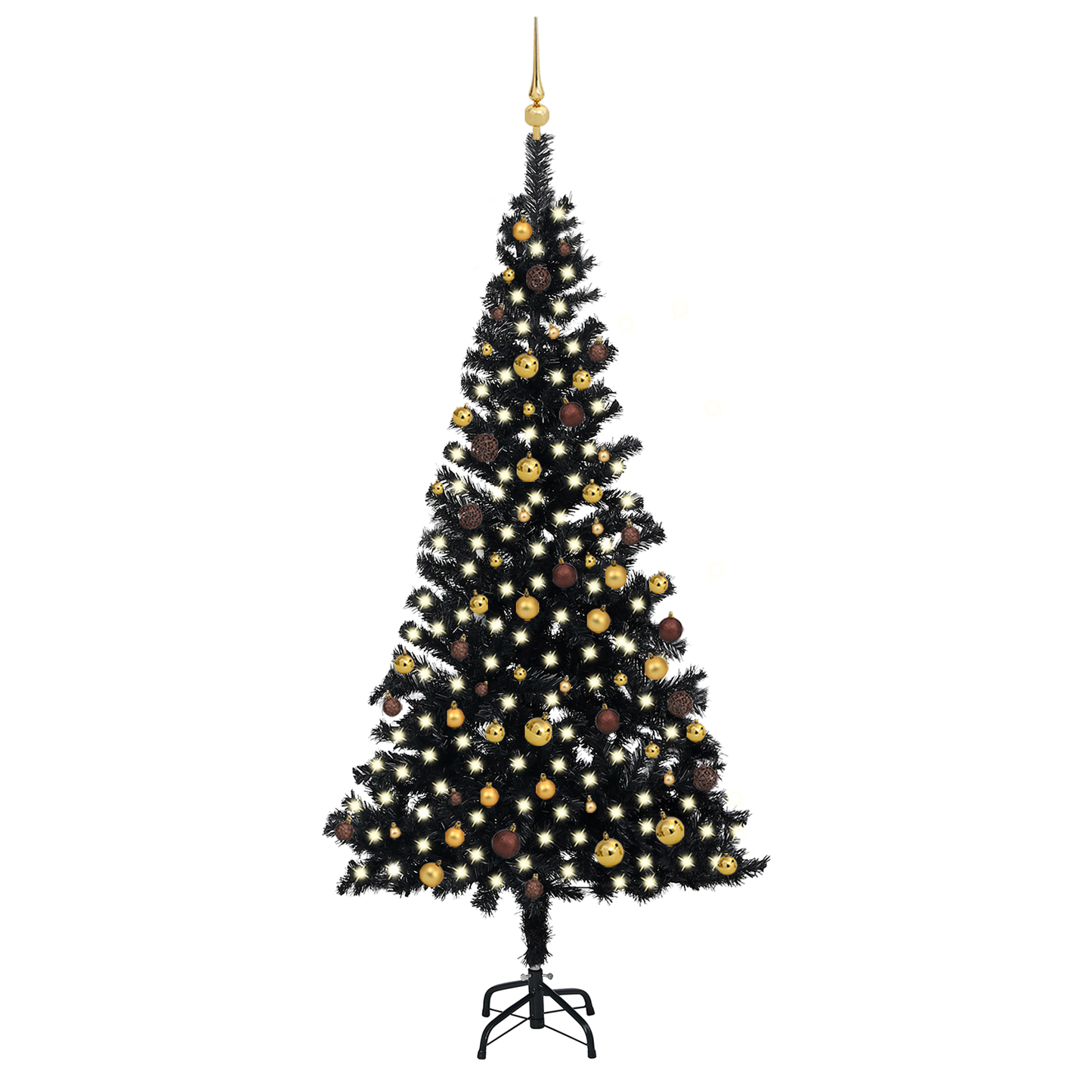 vidaXL Artificial Christmas Tree with LEDs&Ball Set PET Multi Colors/Sizes-42