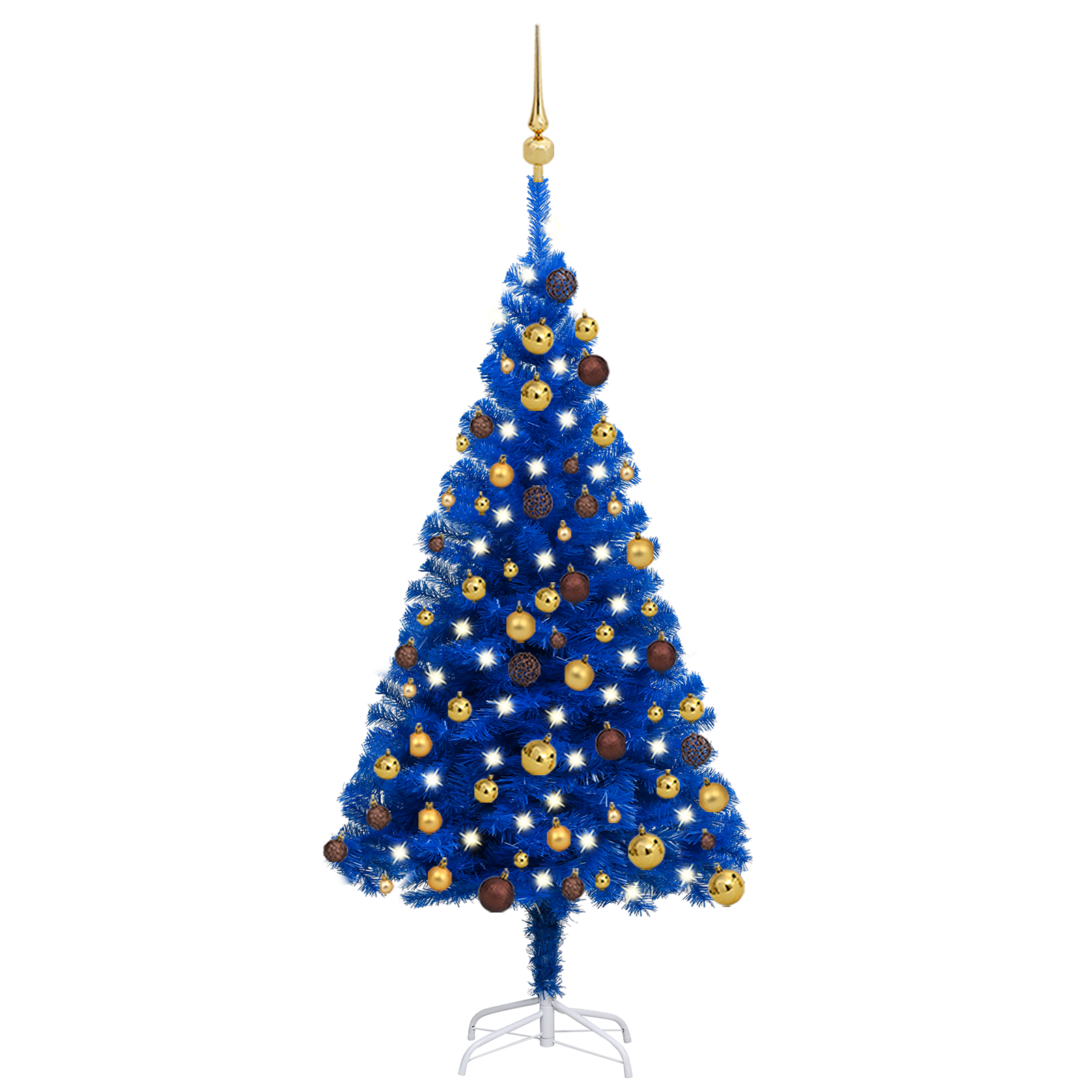 vidaXL Artificial Christmas Tree with LEDs&Ball Set PET Multi Colors/Sizes-28