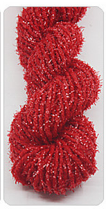 Hand knitted medium thick acrylic thread