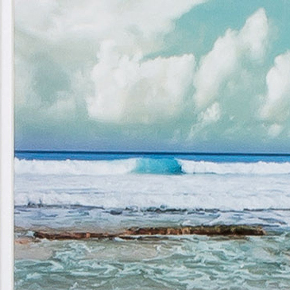 18" X 16" White Frame Cancun Magic (Set Of 2)