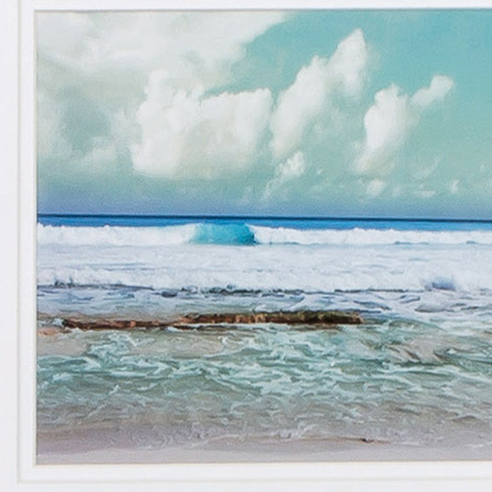 18" X 16" White Frame Cancun Magic (Set Of 2)