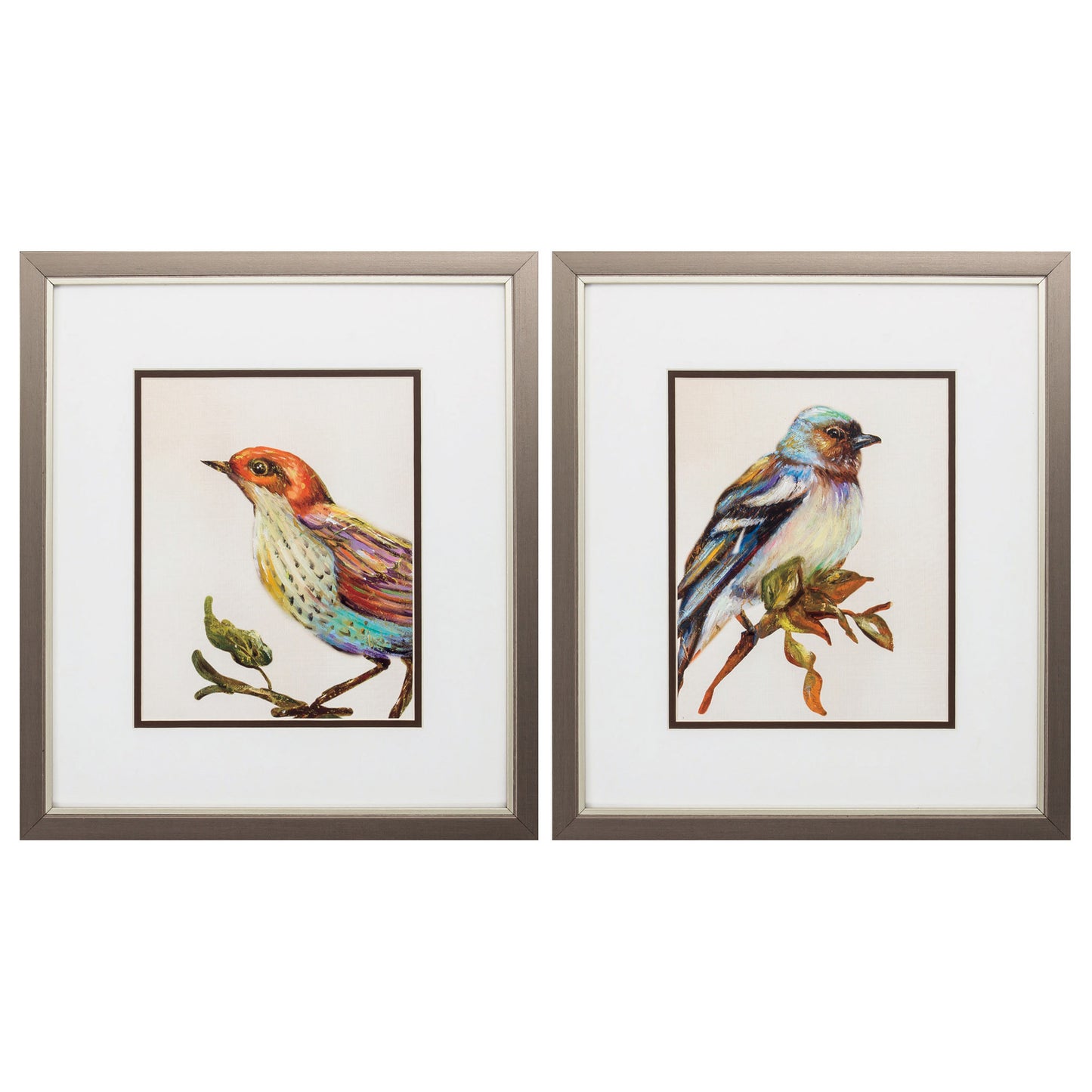 14" X 16" Metallic Bronze Frame Eco Bird (Set Of 2)