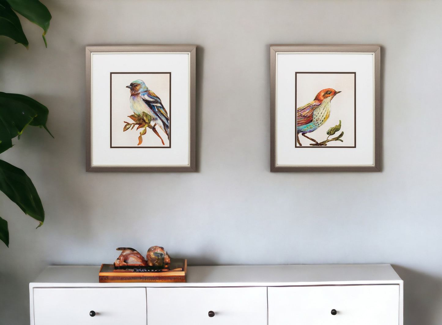 14" X 16" Metallic Bronze Frame Eco Bird (Set Of 2)