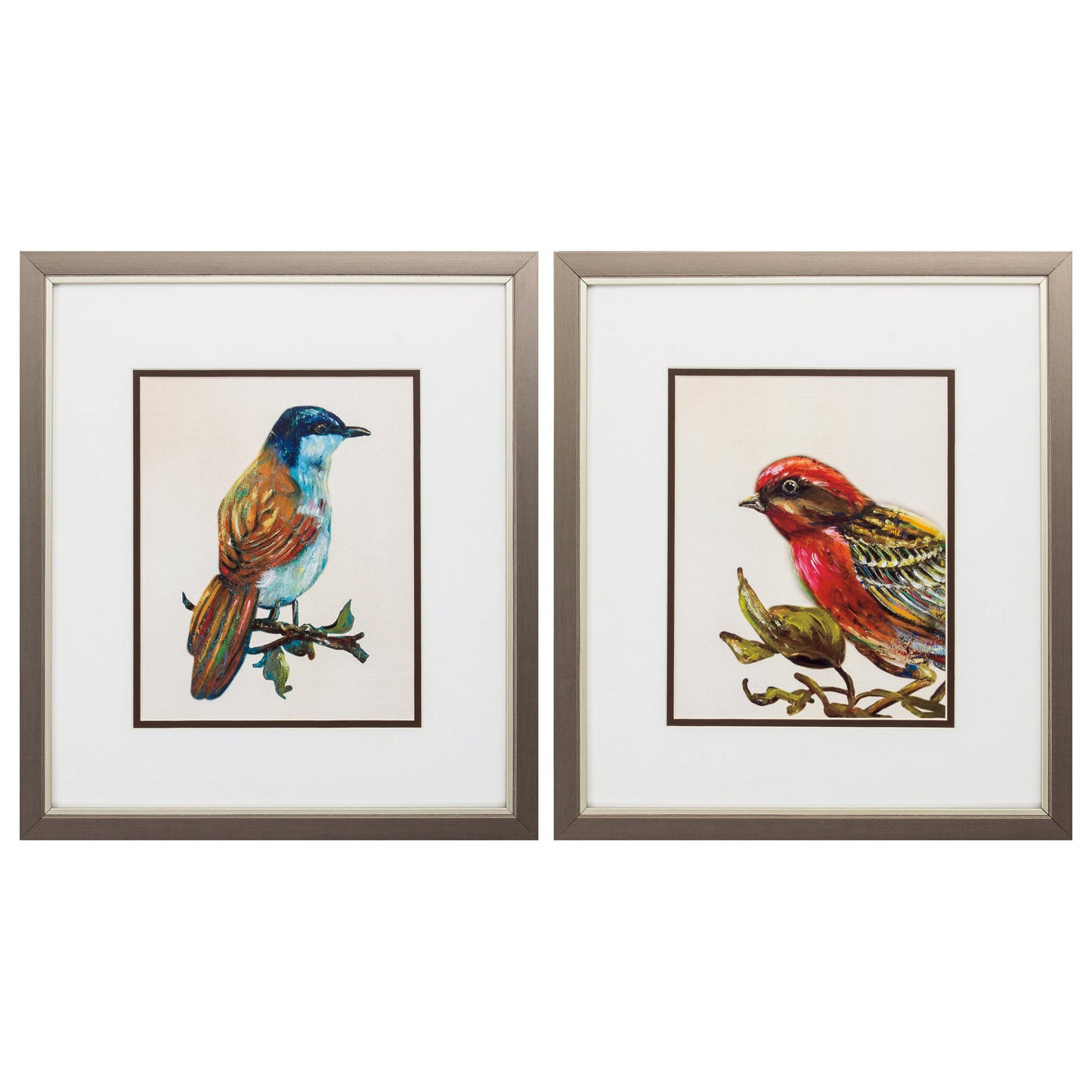 14" X 16" Metallic Bronze Frame Eco Bird (Set Of 2)