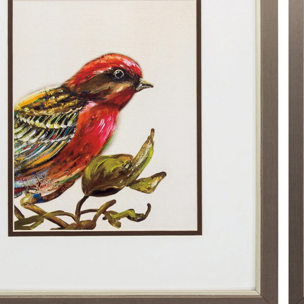 14" X 16" Metallic Bronze Frame Eco Bird (Set Of 2)