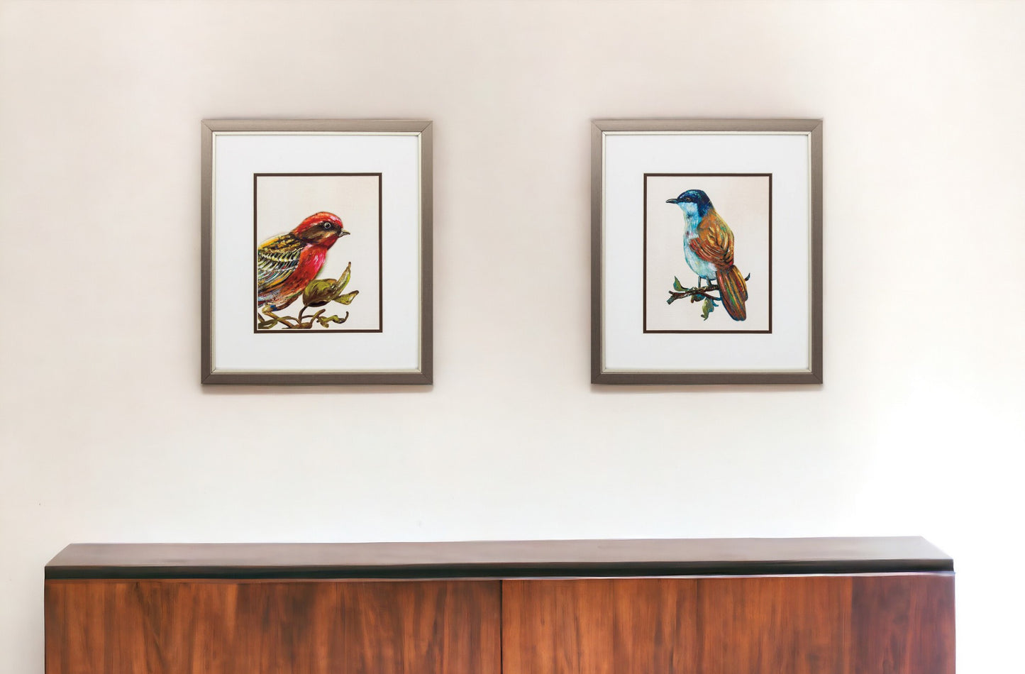 14" X 16" Metallic Bronze Frame Eco Bird (Set Of 2)