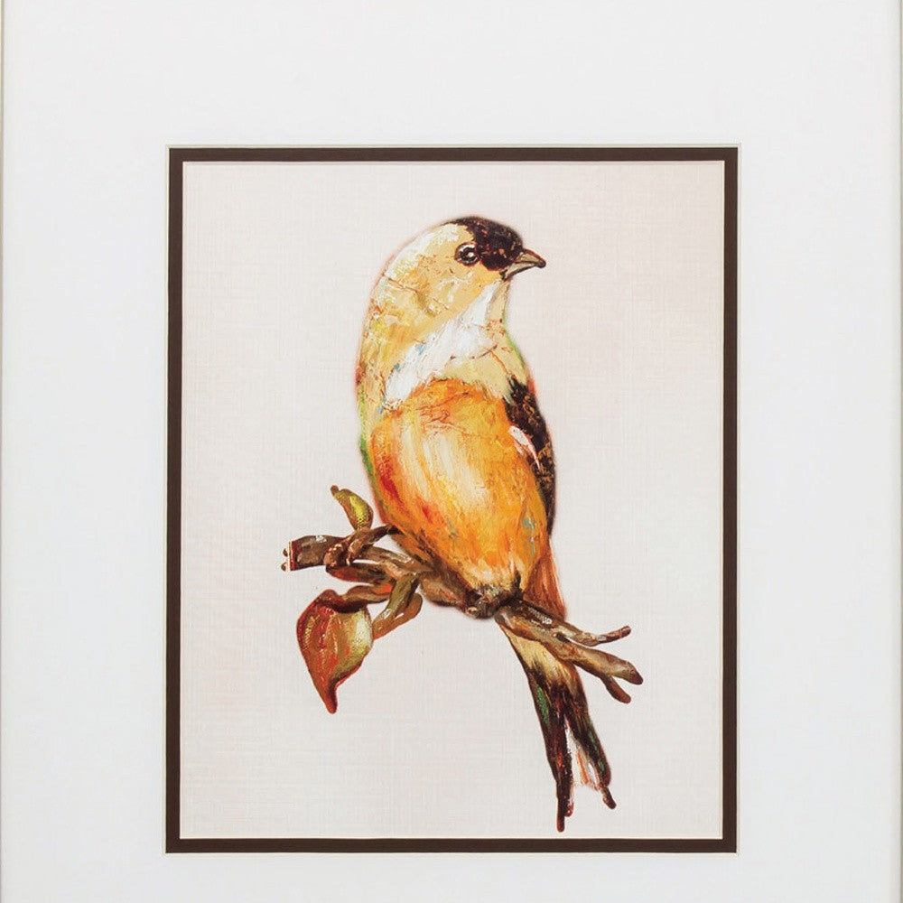 14" X 16" Metallic Bronze Frame Eco Bird (Set Of 2)