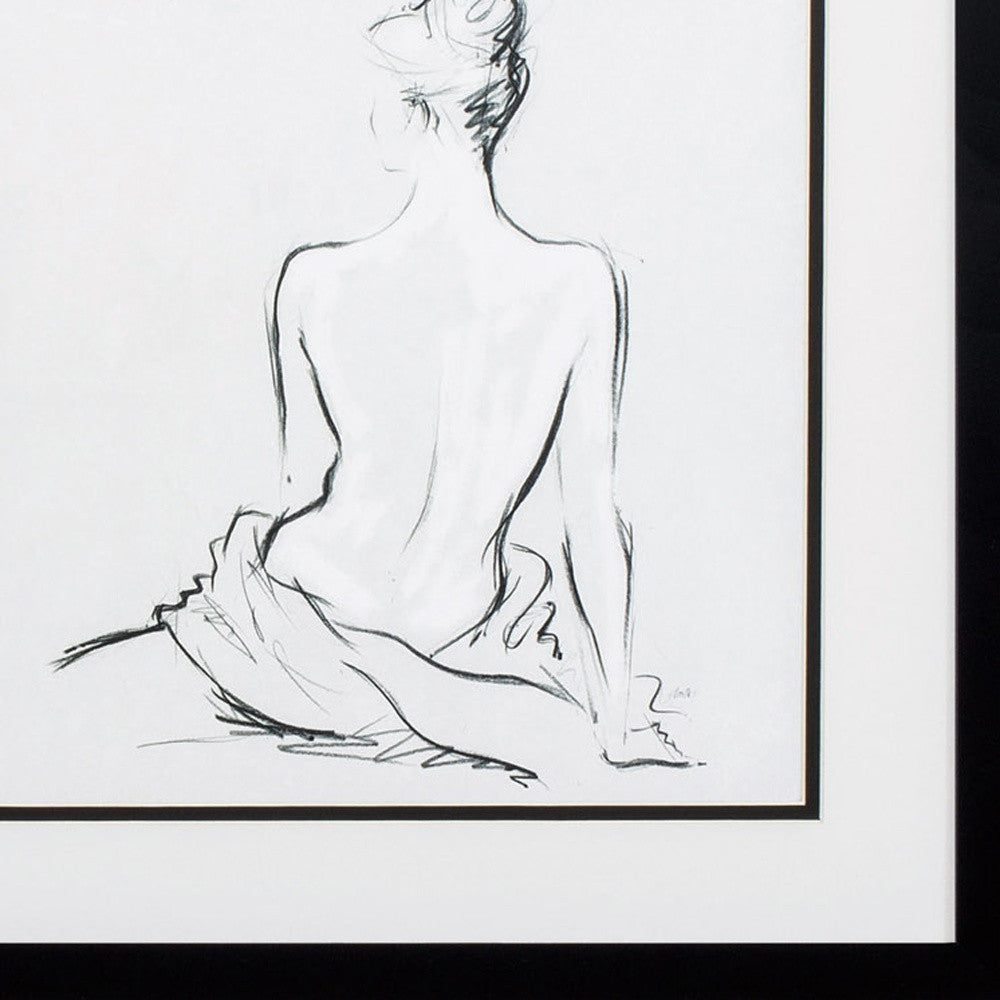 17" X 17" Silver Frame Poised Pose (Set Of 2)