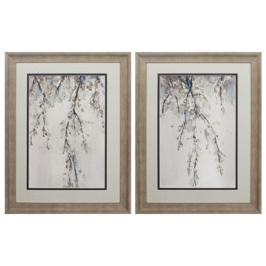 Set Of 2 Hanging Branches Wall Art