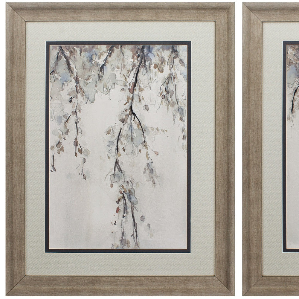 Set Of 2 Hanging Branches Wall Art