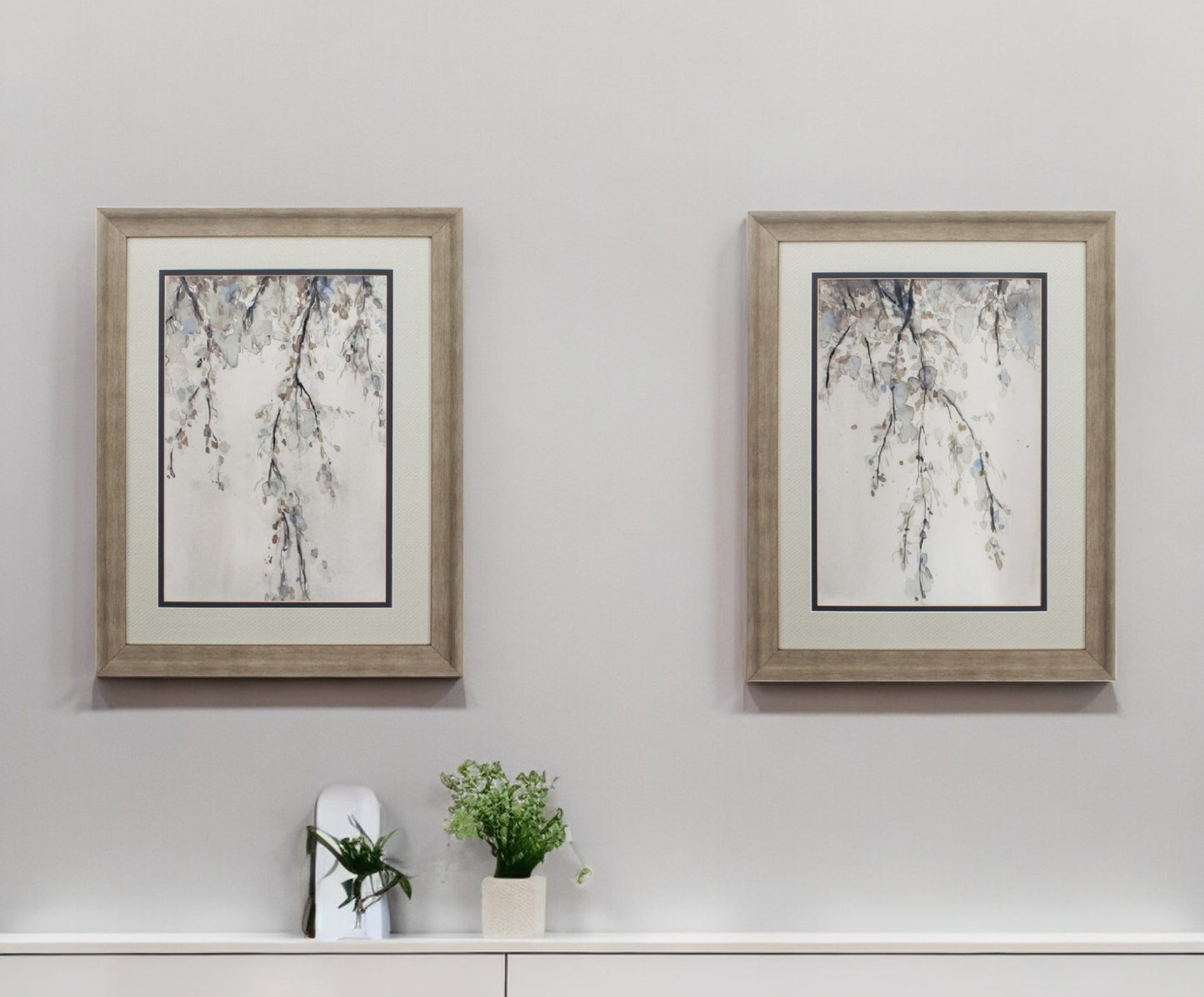 Set Of 2 Hanging Branches Wall Art