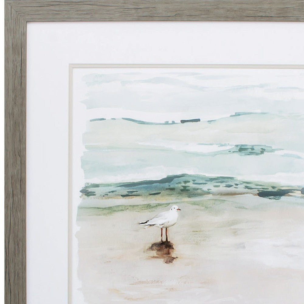 27" X 27" Woodtoned Frame Seagull Cove (Set Of 2)