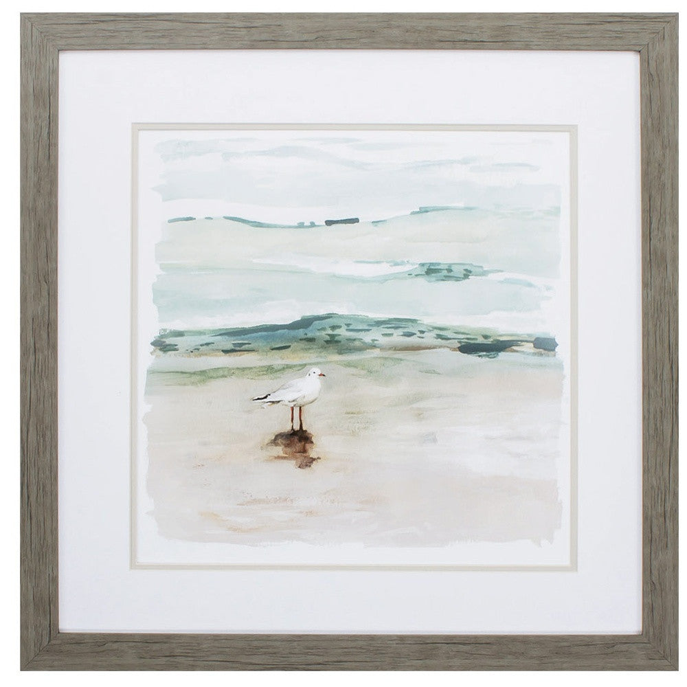 27" X 27" Woodtoned Frame Seagull Cove (Set Of 2)