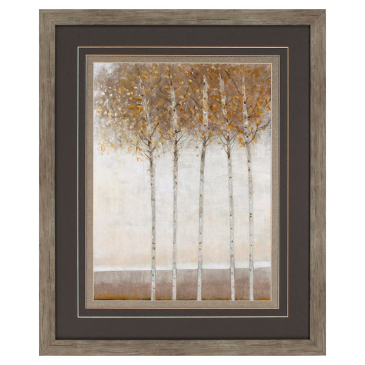 29" X 35" Woodtoned Frame Early Fall I