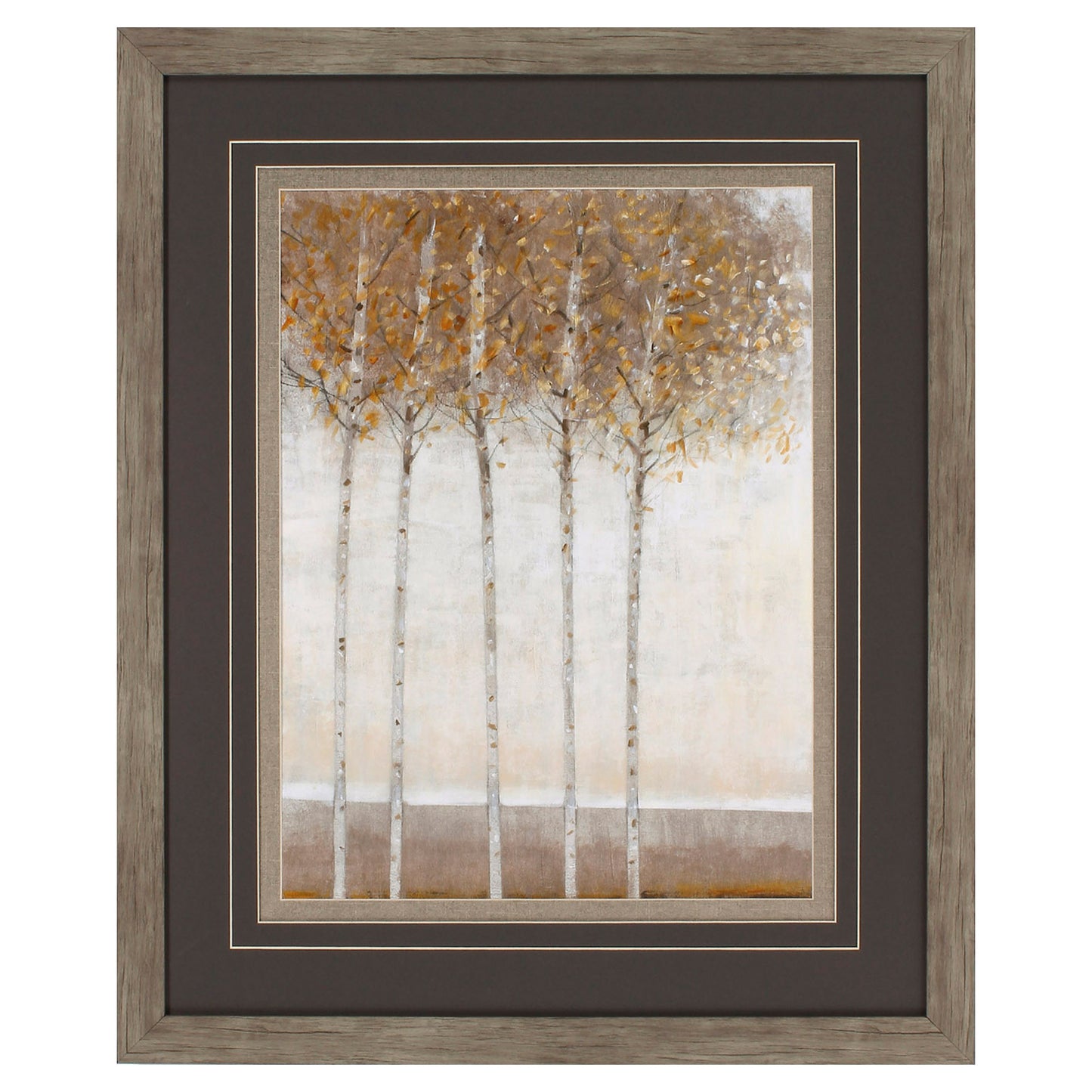 29" X 35" Woodtoned Frame Early Fall I