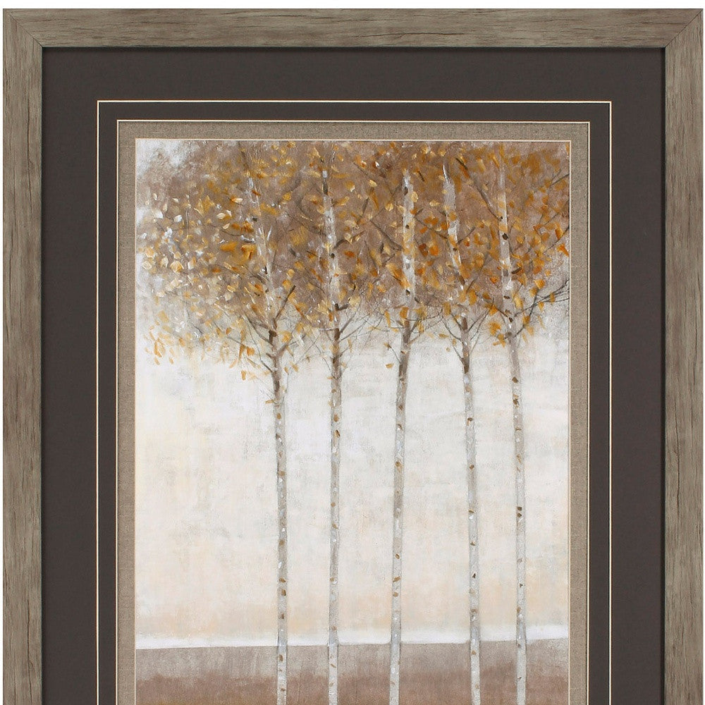 29" X 35" Woodtoned Frame Early Fall I