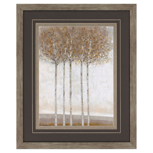 29" X 35" Woodtoned Frame Early Fall Ii