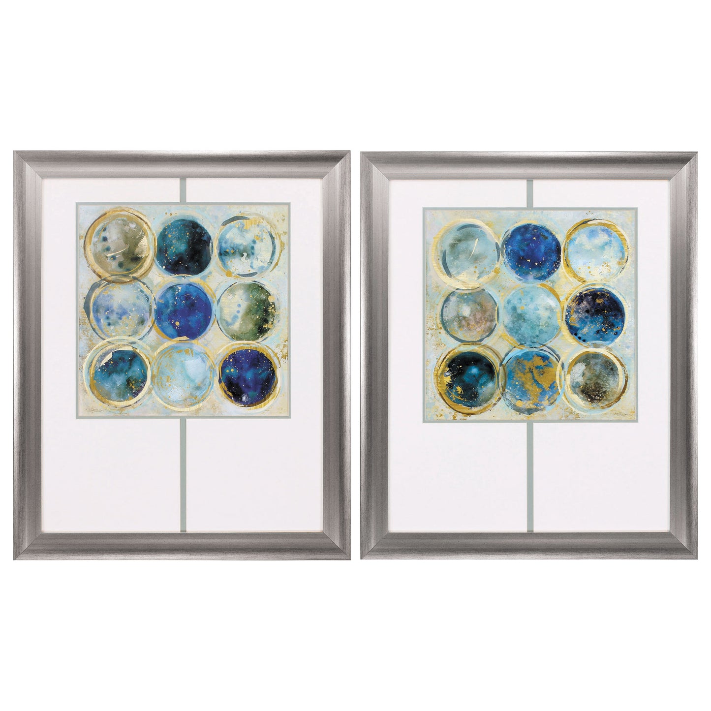 28" X 34" Silver Frame Alignment Set Of 2