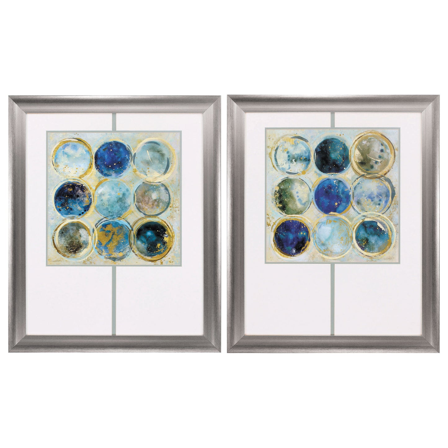 28" X 34" Silver Frame Alignment Set Of 2