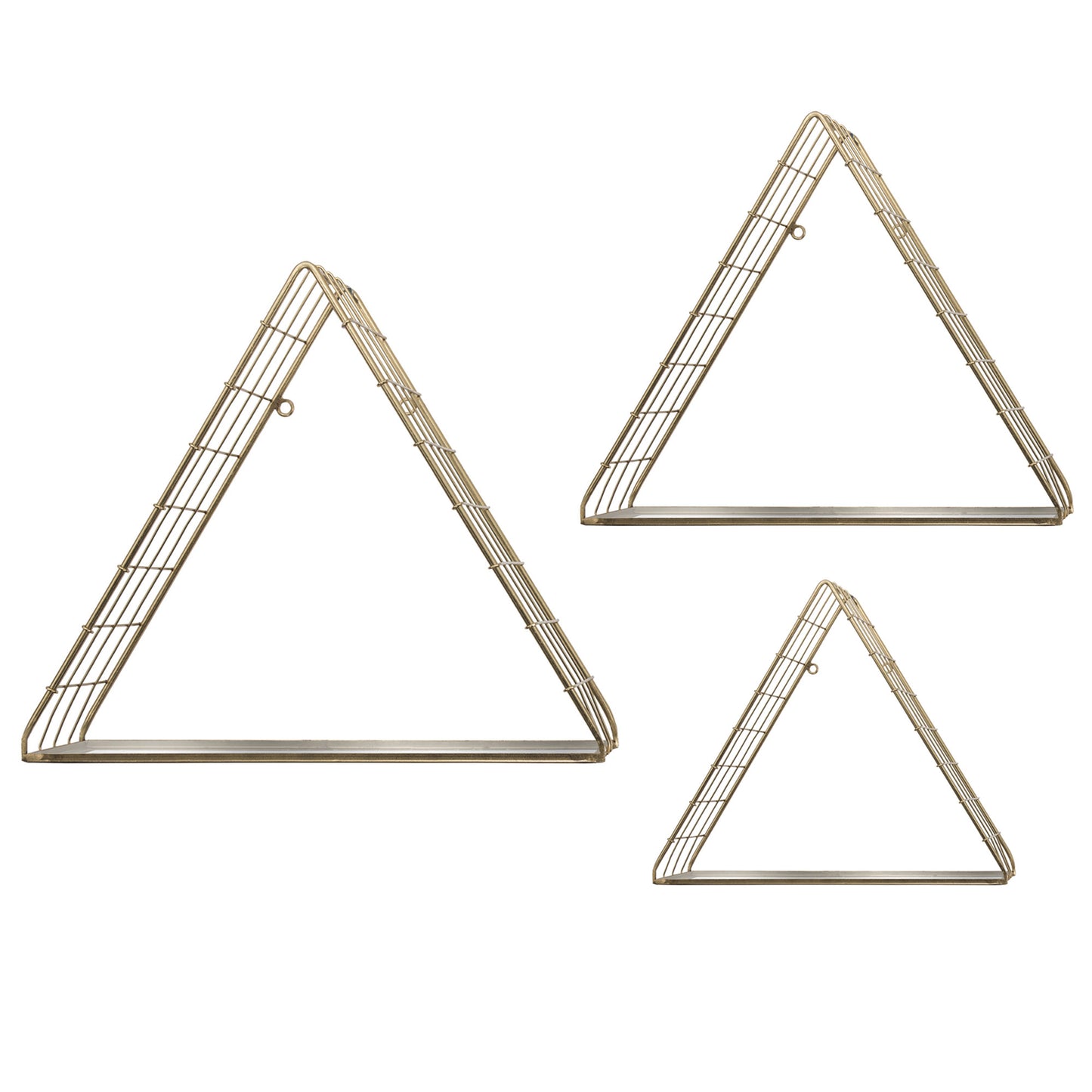 16" X 14" X 6" Golden Triangle (Set Of 3)