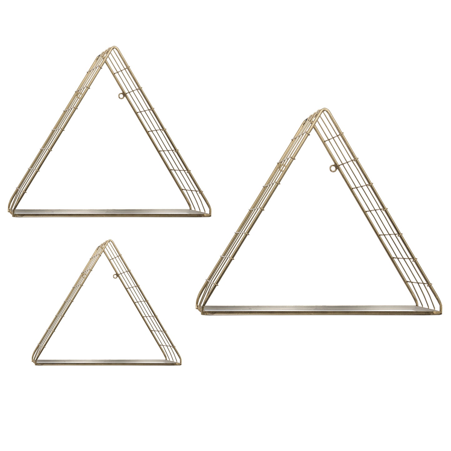 16" X 14" X 6" Golden Triangle (Set Of 3)