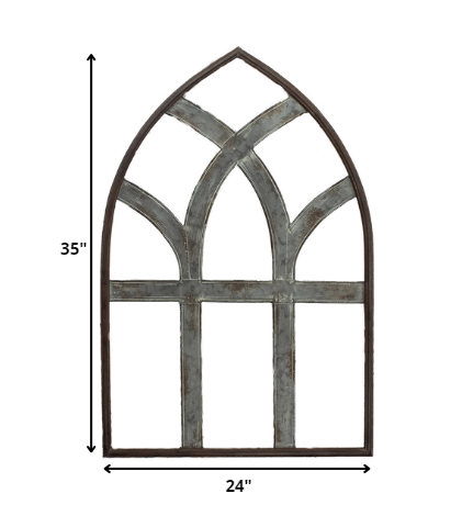 24" X 35" Metal Arch