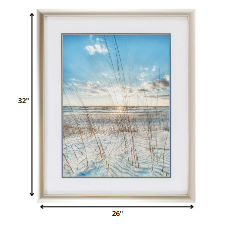 26" X 32" Champagne Gold Color Frame  Among The Grass