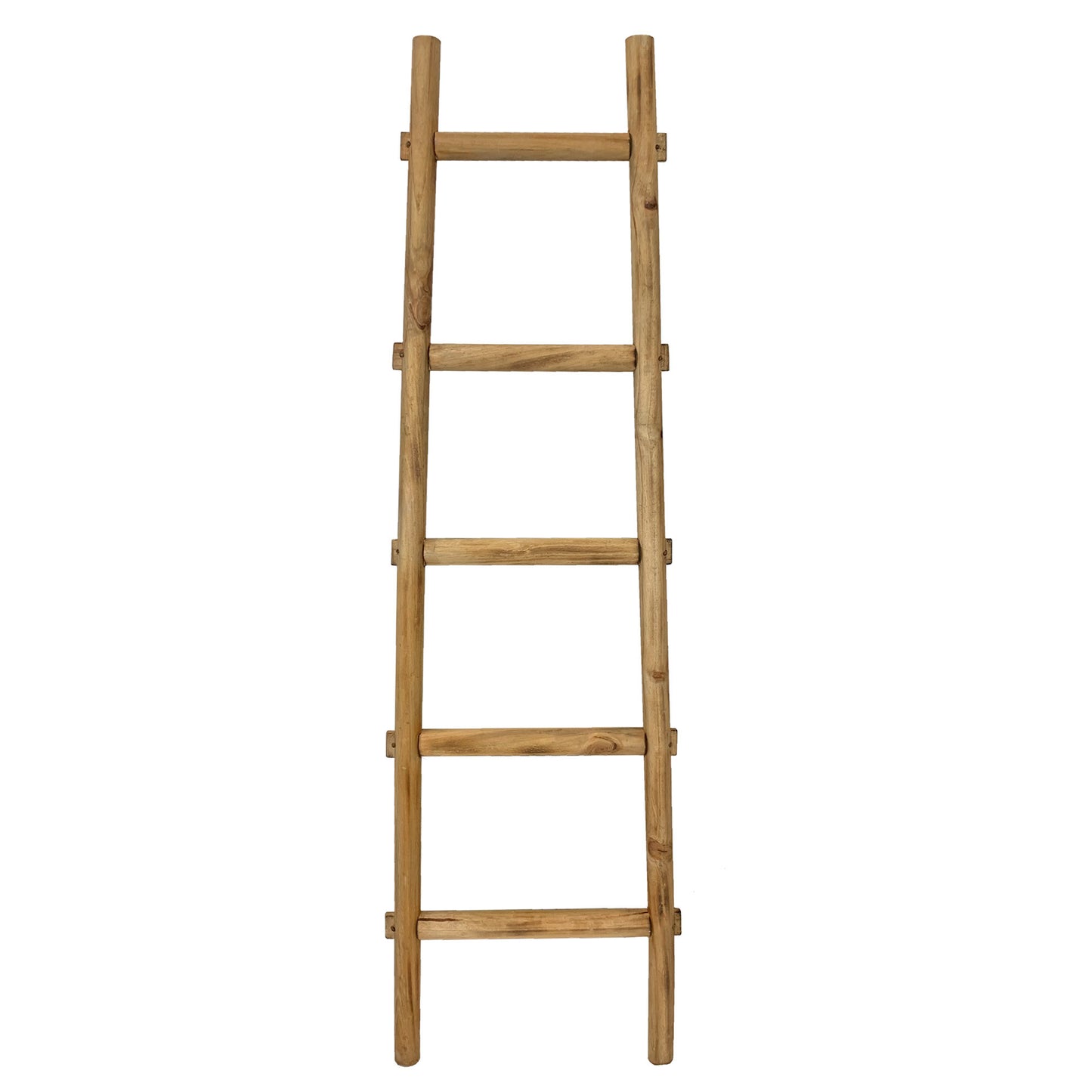 59" X 18" X 2" White Decorative Ladder Shelve