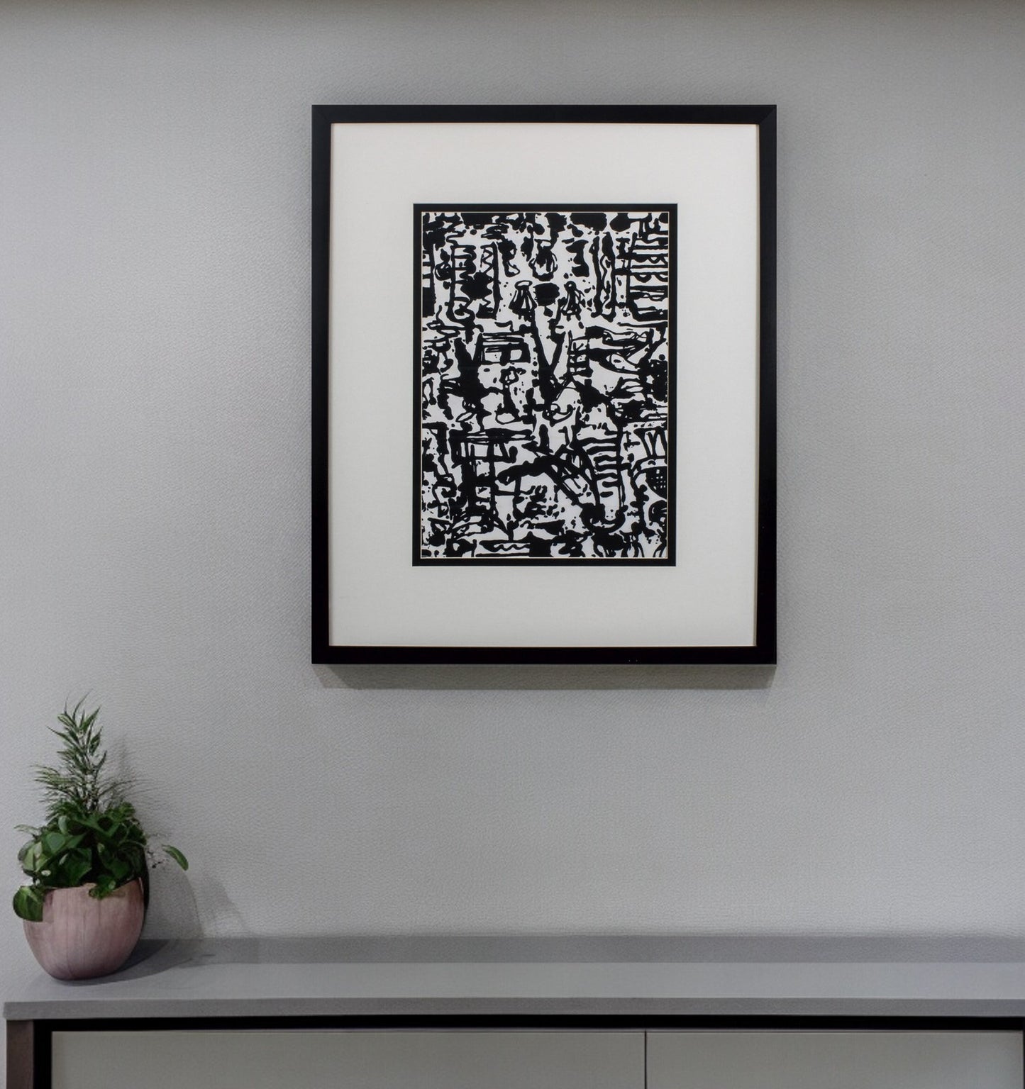 Graphic Mod Abstract Ii Framed Art