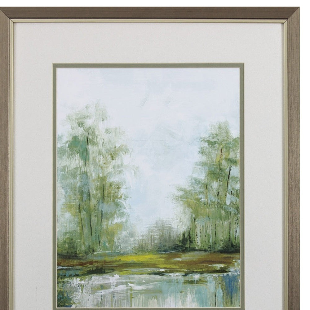 Set Of 2 Forest Framed Art